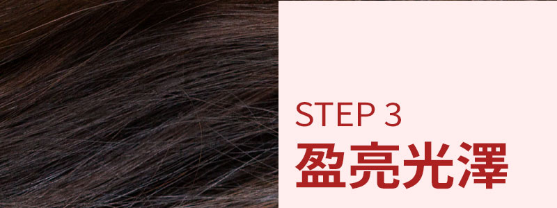 STEP 3 盈亮光澤