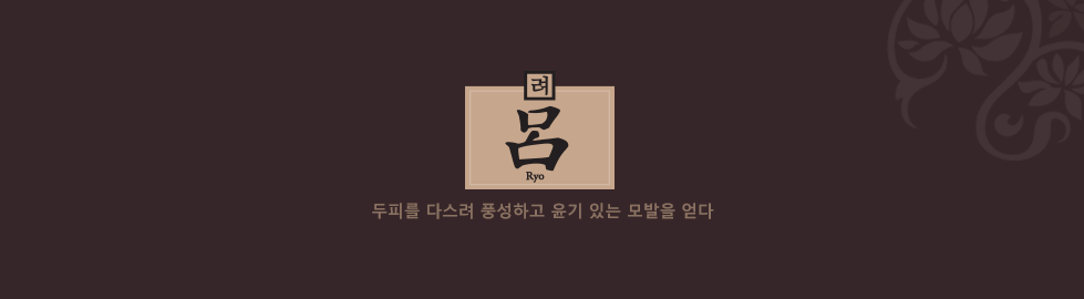 두피를 다스려 풍성하고 윤기 있는 모발을 얻다.